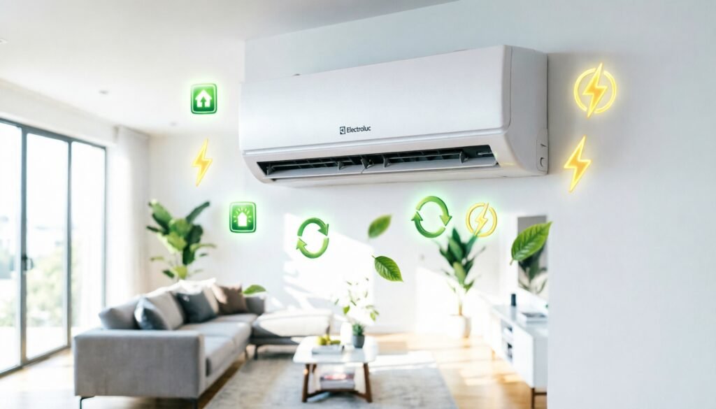 Tecnologia Inverter do Ar-Condicionado Electrolux 12.000 BTUs YI12F proporcionando economia de energia