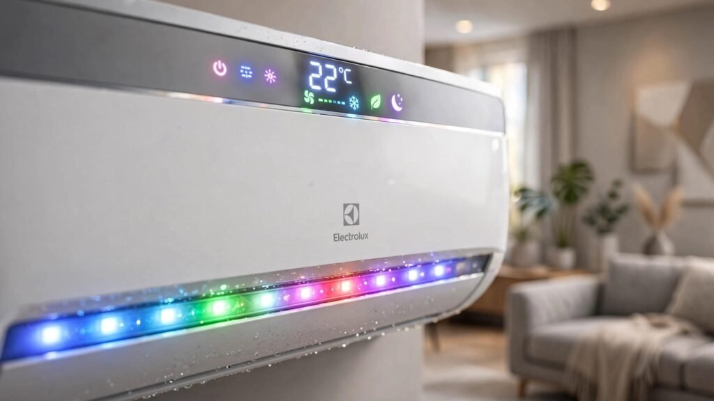 Painel de cores do Ar-Condicionado Electrolux Color Adapt 9.000 BTUs YI09F