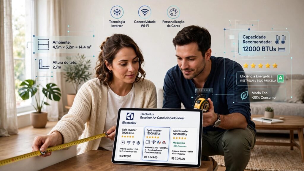 Como escolher o ar-condicionado Electrolux ideal para o seu ambiente