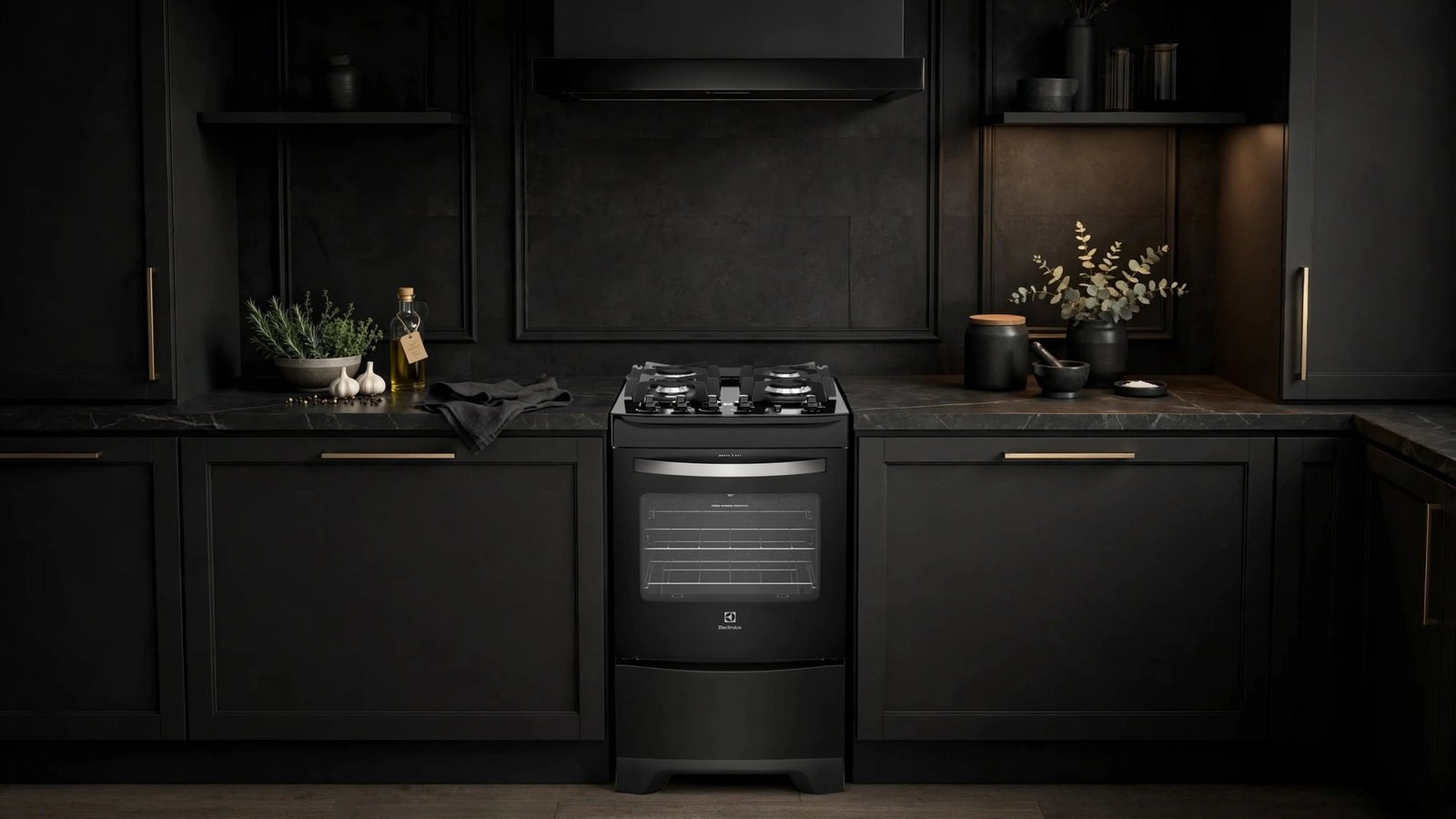  Fogão Electrolux 4 Bocas Experience FE4CP com PerfectCook Preto - Imagem de destaque