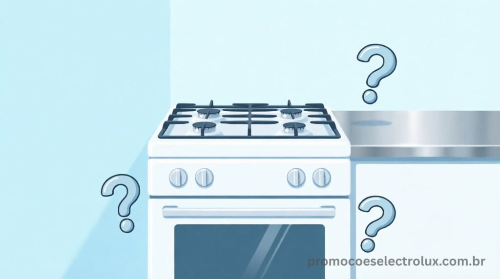 Dúvidas frequentes sobre o Fogão Electrolux FE4IW 4 Bocas Efficient Branco com PerfectCook e VaporBake