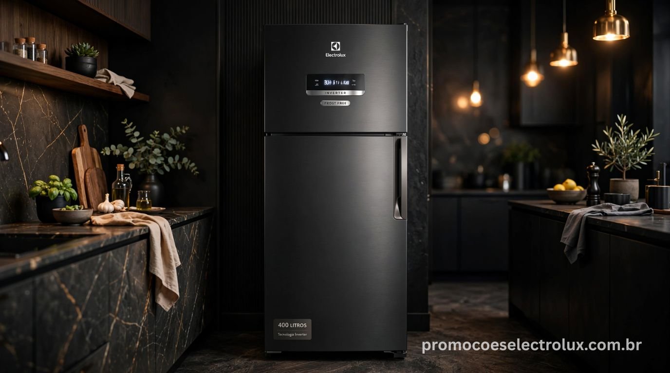 Geladeira Electrolux Frost Free Inverter IB6B 400L Black Inox Bivolt - Imagem de destaque