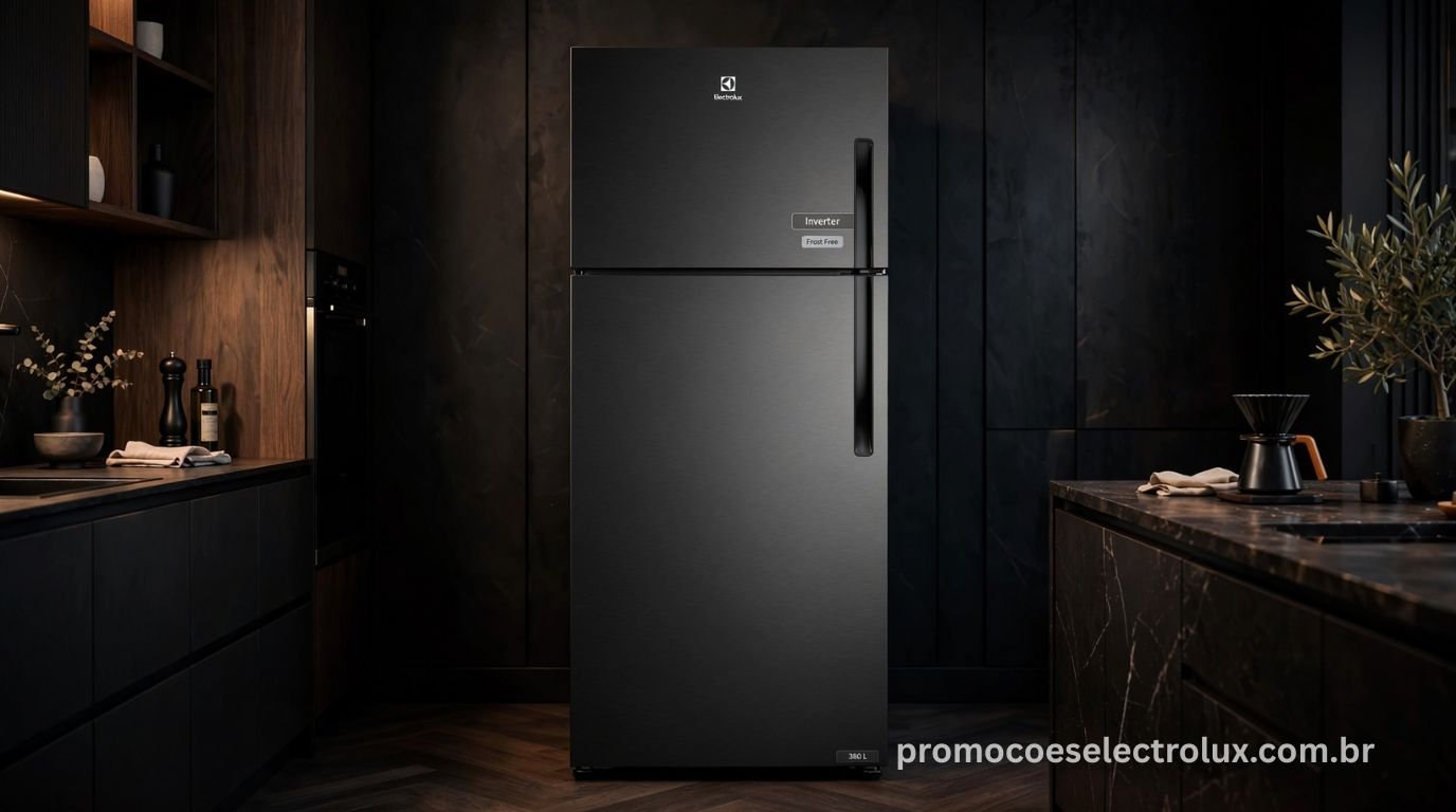 Geladeira Electrolux Frost Free IF41B 380L Black Inox Look - Imagem de destaque