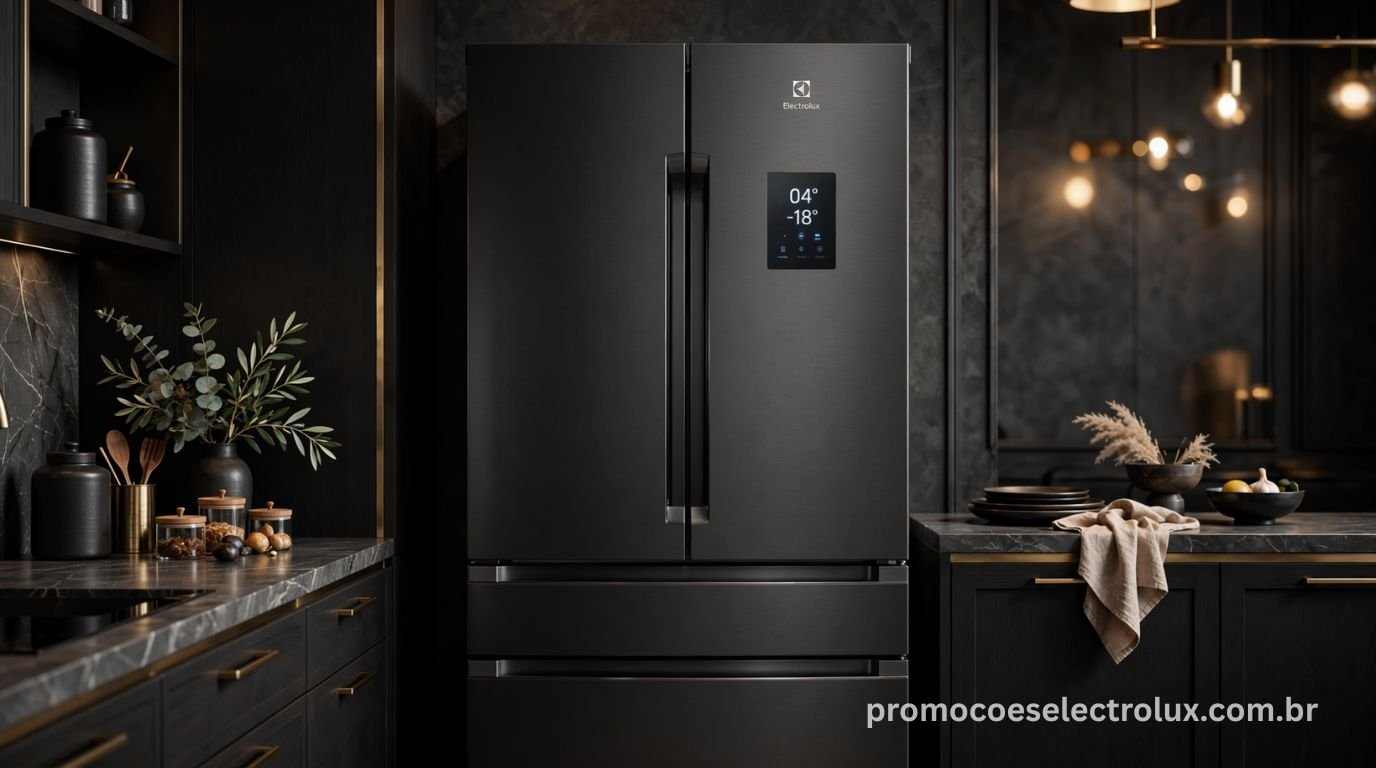 Geladeira Electrolux Multidoor Efficient IM8B 590L Black Inox Look - Imagem de destaque