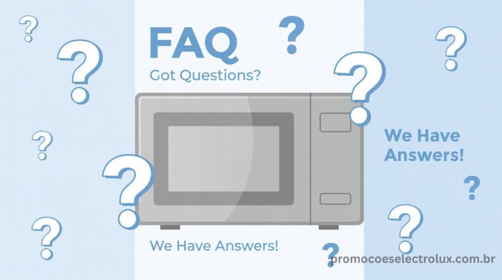 Dúvidas frequentes sobre o Micro-ondas de Embutir Electrolux ME3BC