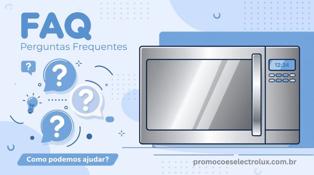 Dúvidas frequentes sobre o Micro-ondas Electrolux MI41S