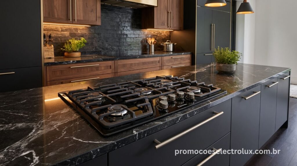 O Fogão Electrolux FE5GB é o equilíbrio perfeito entre design sofisticado e performance confiável