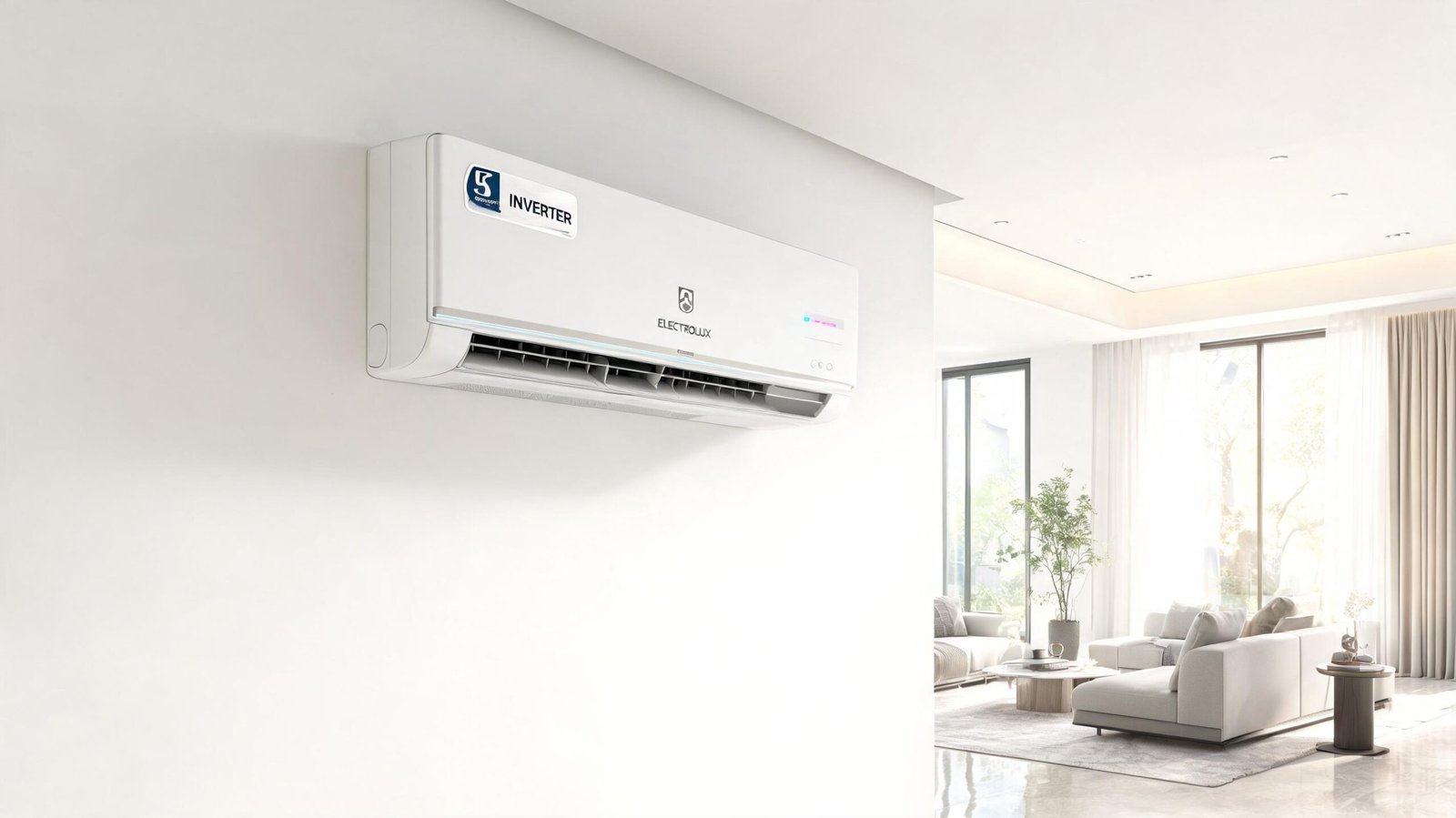 Ar-Condicionado Electrolux Split Inverter 24.000 BTUs Color Adapt com Wi-Fi Só Frio YI24F/YE24F