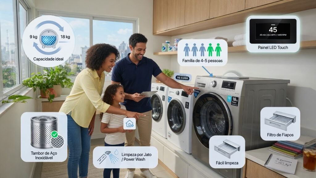 Como escolher a Máquina de Lavar Electrolux ideal para a sua família