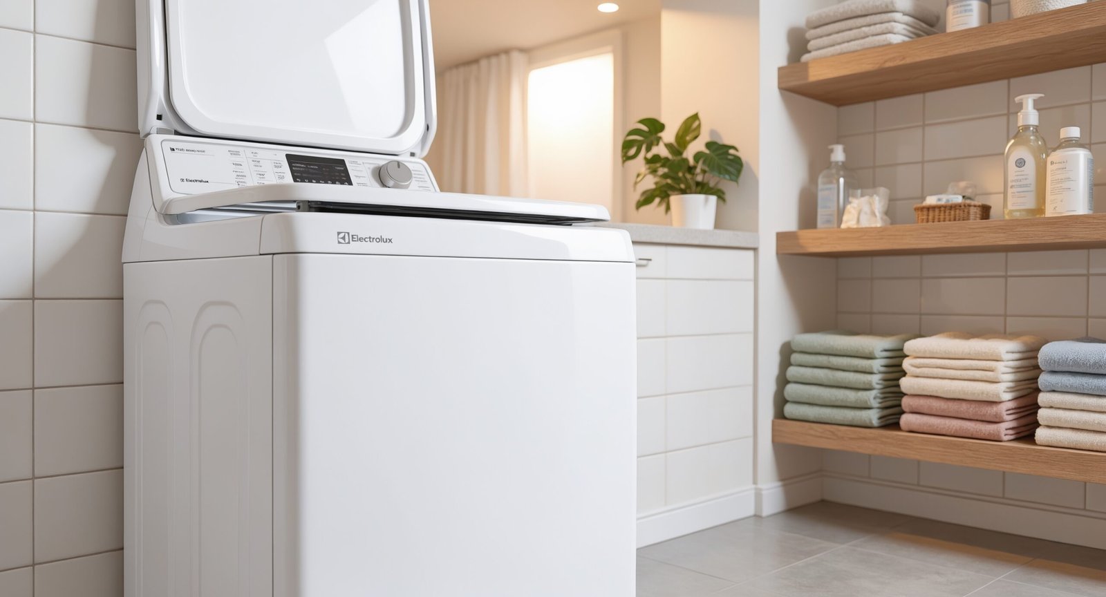 Máquina de Lavar Electrolux 13kg Branca Essential Care com Cesto Inox e Jet&Clean LED13